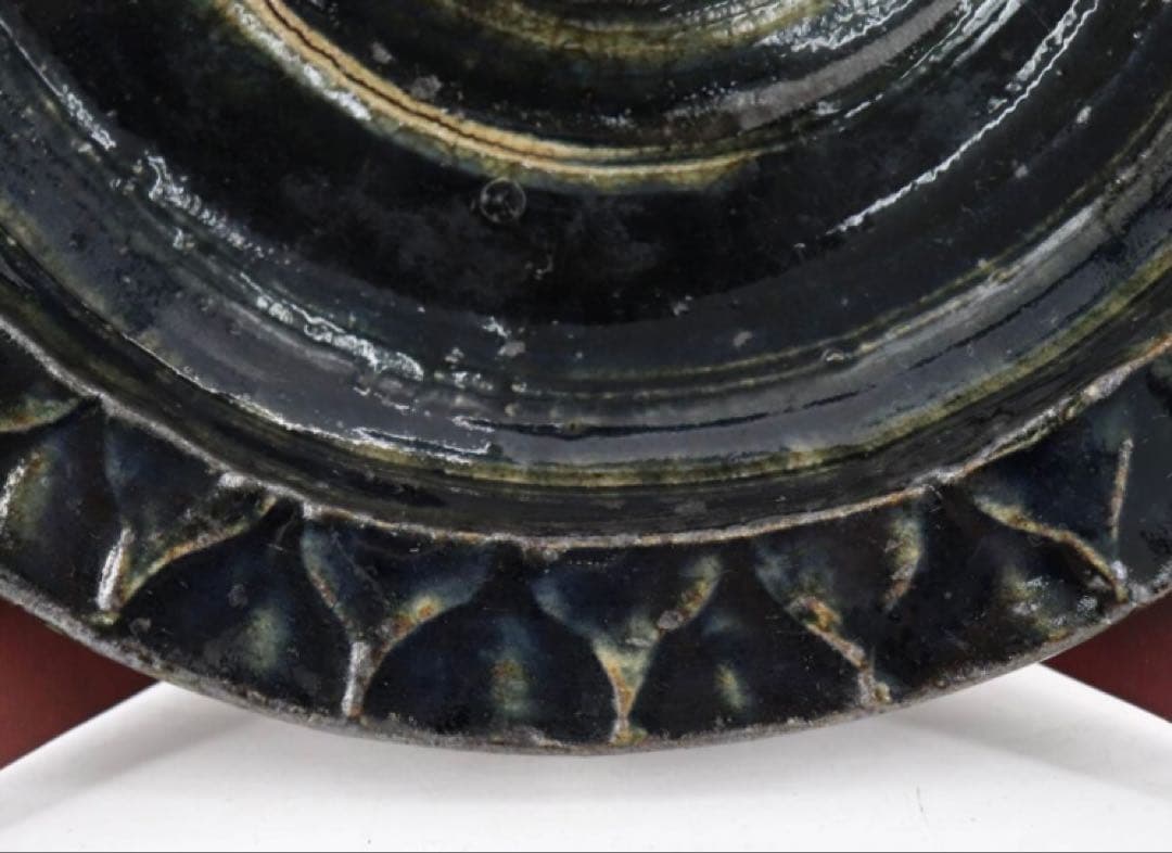 武内晴二郎 作 幅29.5cm 飾皿 中皿 鉢 飾り鉢 民芸 民藝