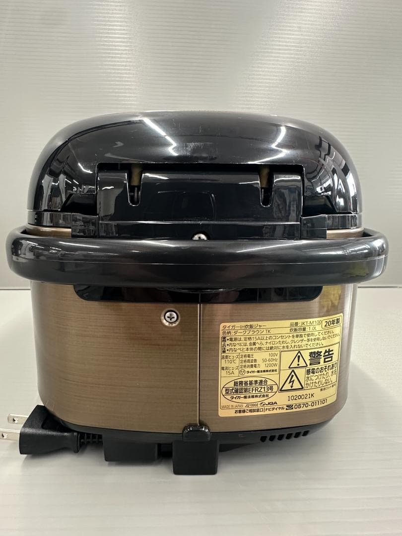 TIGER　炊飯器　IH炊飯ジャー　JKT-M100　2020年製