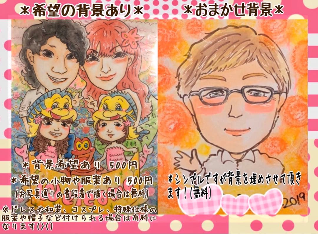＊ ぽんず様 似顔絵オーダー ご確認専用ページ ＊