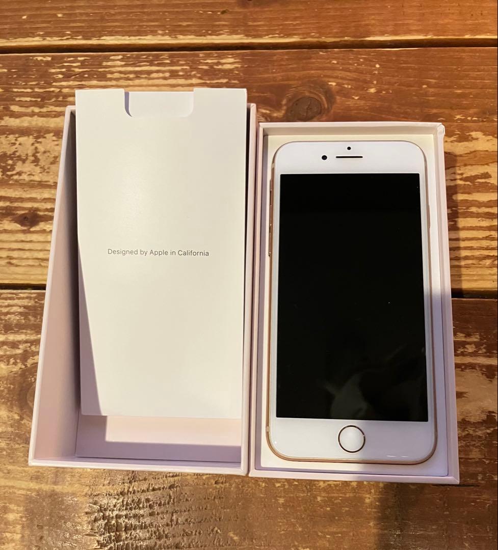 iPhone 8 ピンクゴールドと思われる 64GB ドコモ　75% 元箱