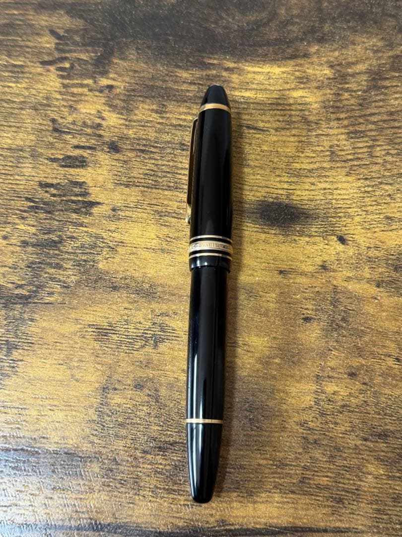 未使用　1970年代　14C エボナイトペン芯　146 モンブラン　万年筆　EF