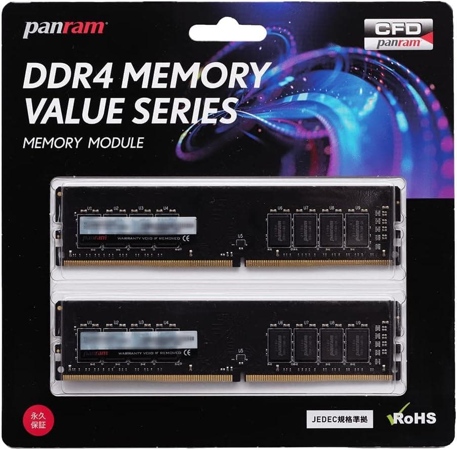 I*n様 CFD Panram DDR4-3200 (ネイティブ) メモリ 8G