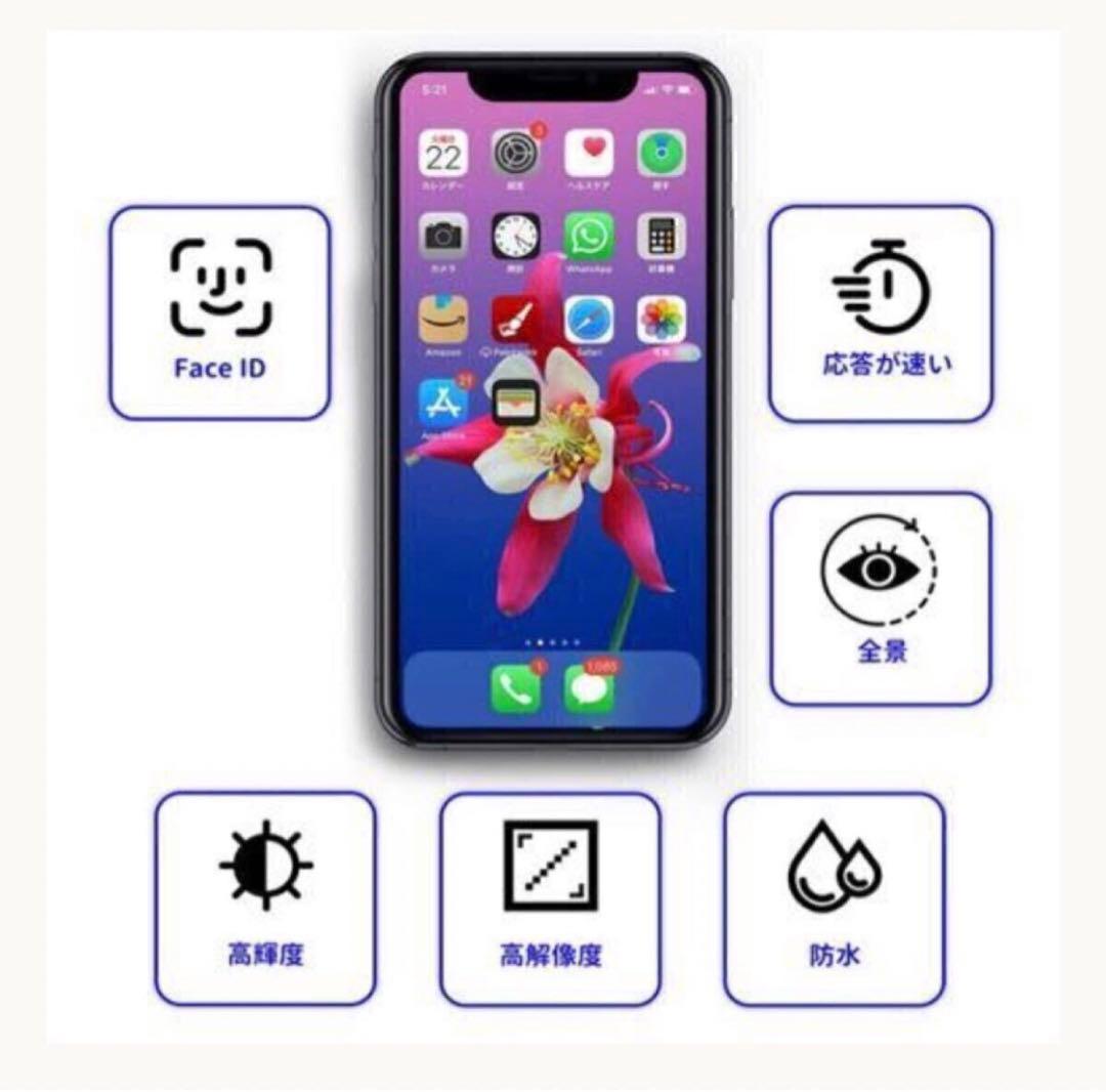 即日発送★iPhone12★タッチパネル★有機ELソフト★OLED★耐水シール